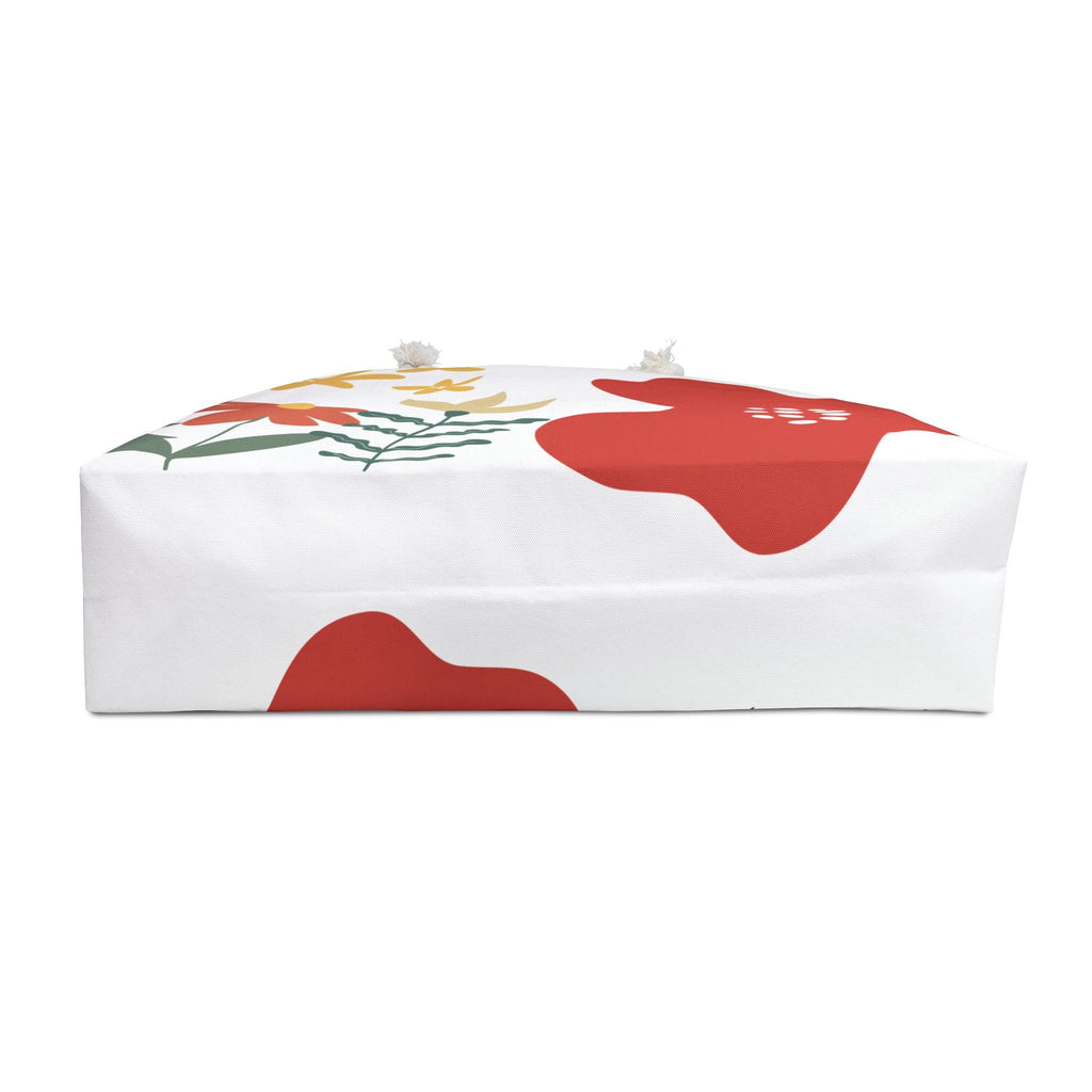 Bold Floral Weekender Bag | Abstract Flower Tote, Summer Beach Bag