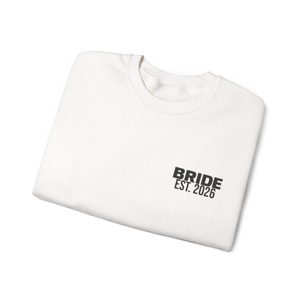 Bride Est. 2026 Sweatshirt | Embroidered Crewneck