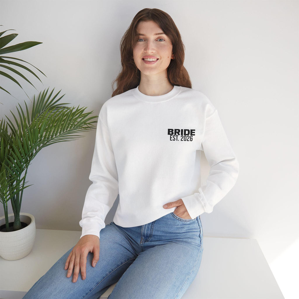 Bride Est. 2026 Sweatshirt | Embroidered Crewneck