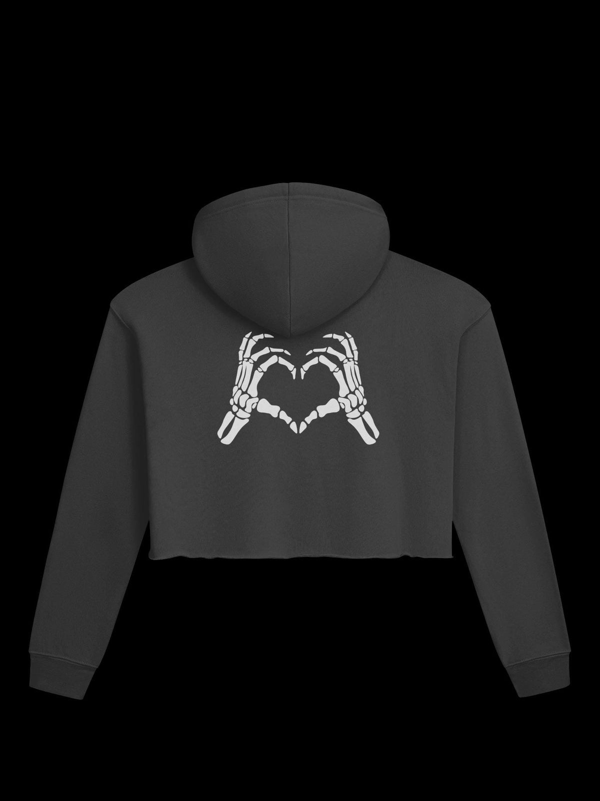 Til Death Version 2 Crop Top Hoodie