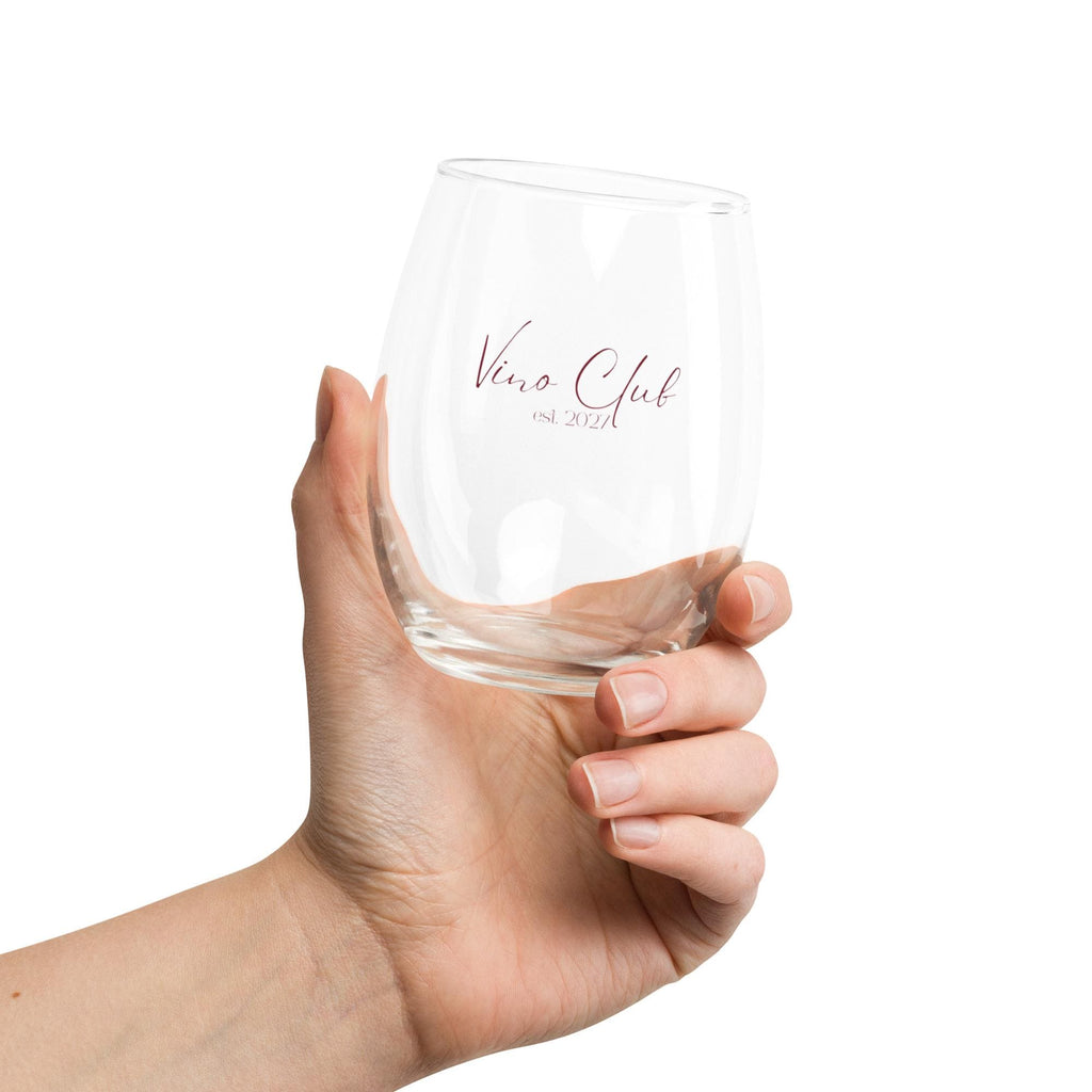 Vino Club Stemless Wine Glass