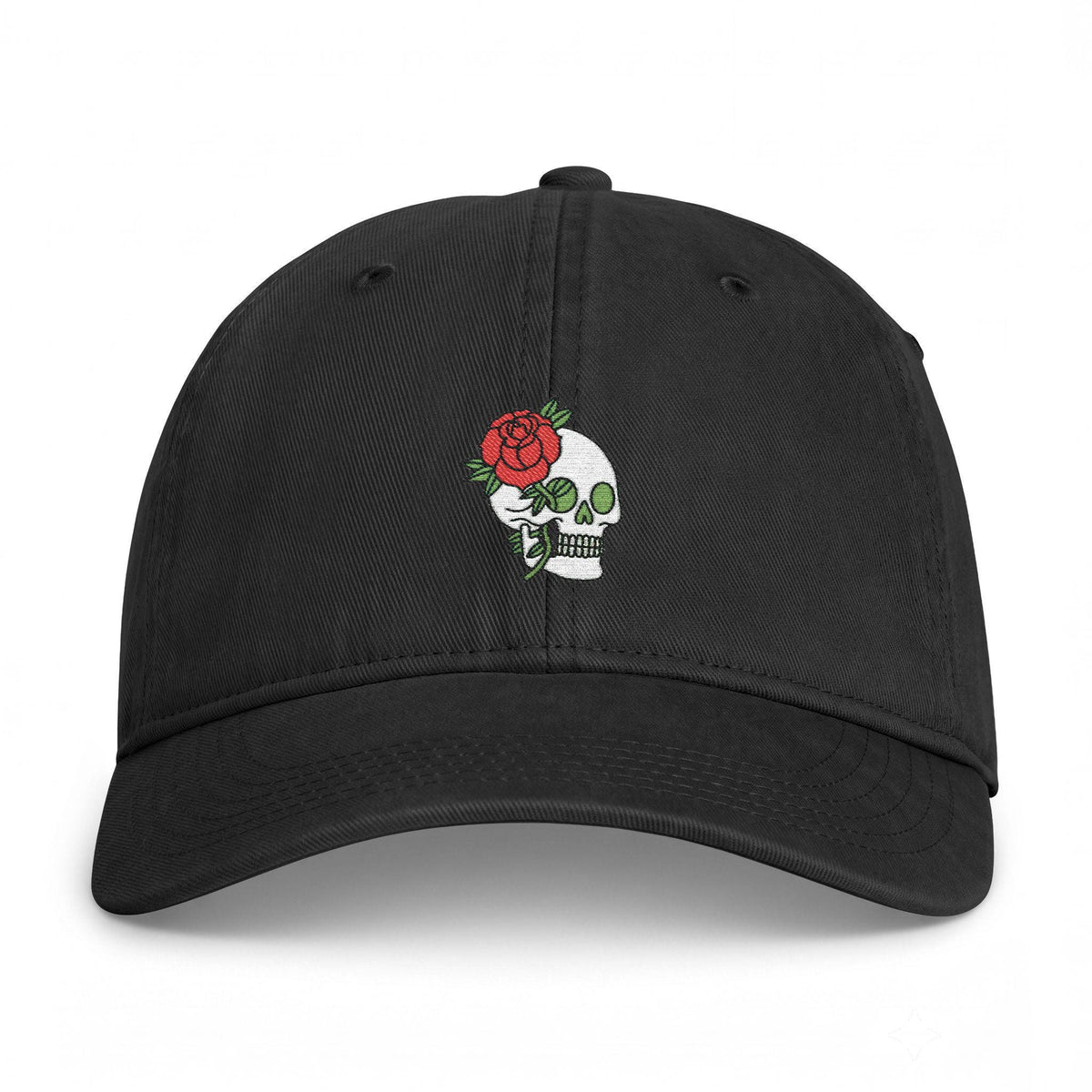 Til Death Bachelorette Hat | Embroidered Floral Skull Hat