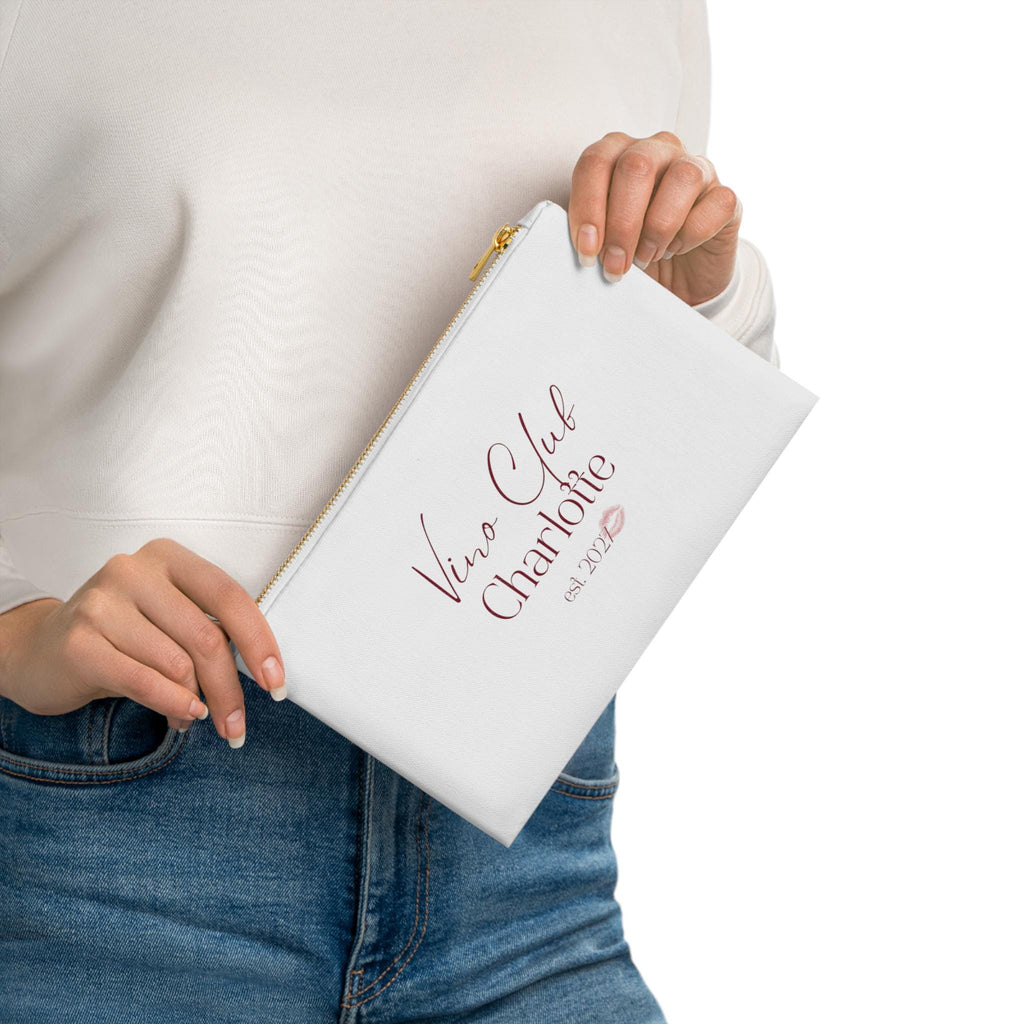 Vino Club Personalized Cosmetic Bag | Bridesmaid, Bridal Party Gift