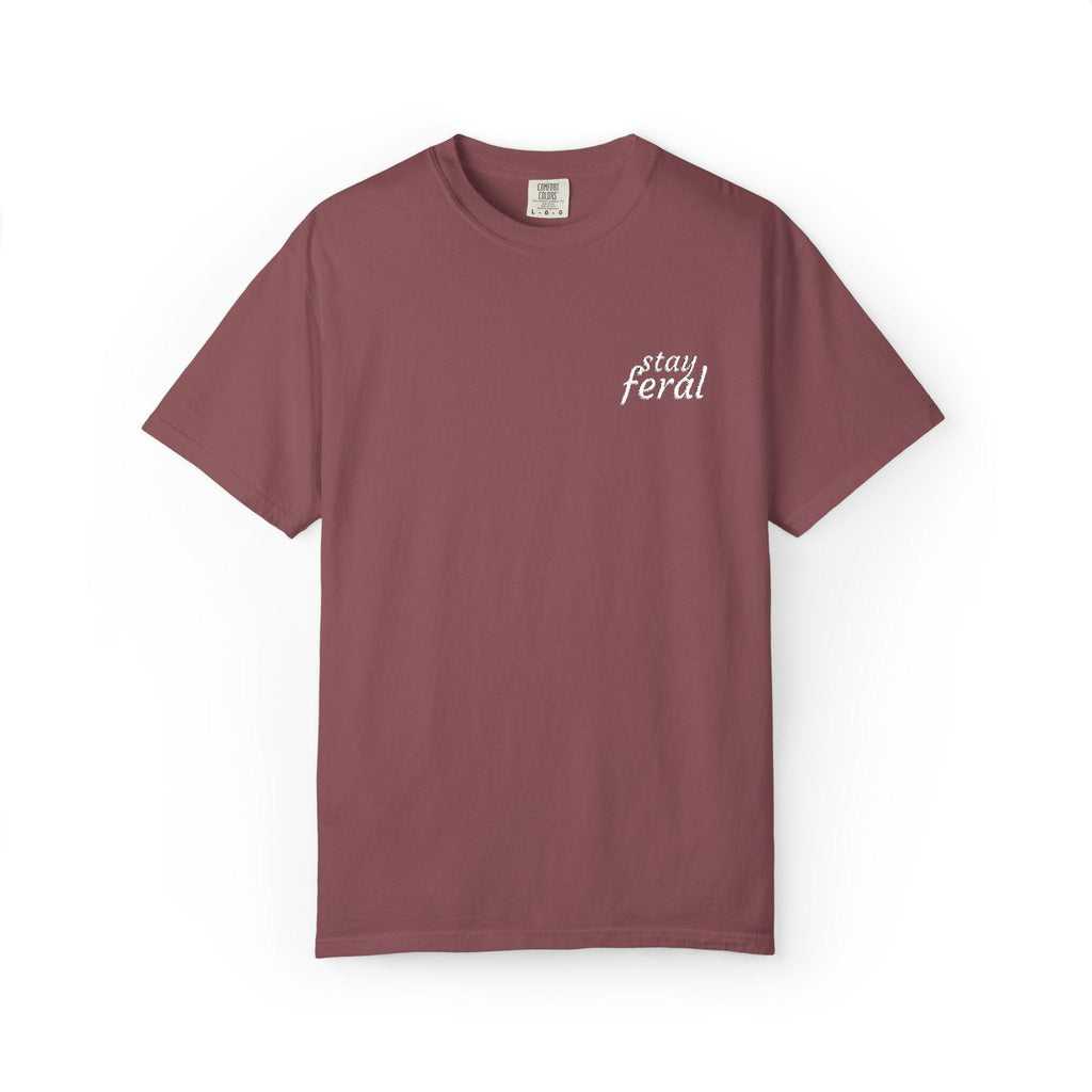 Stay Feral T-shirt | Embroidered