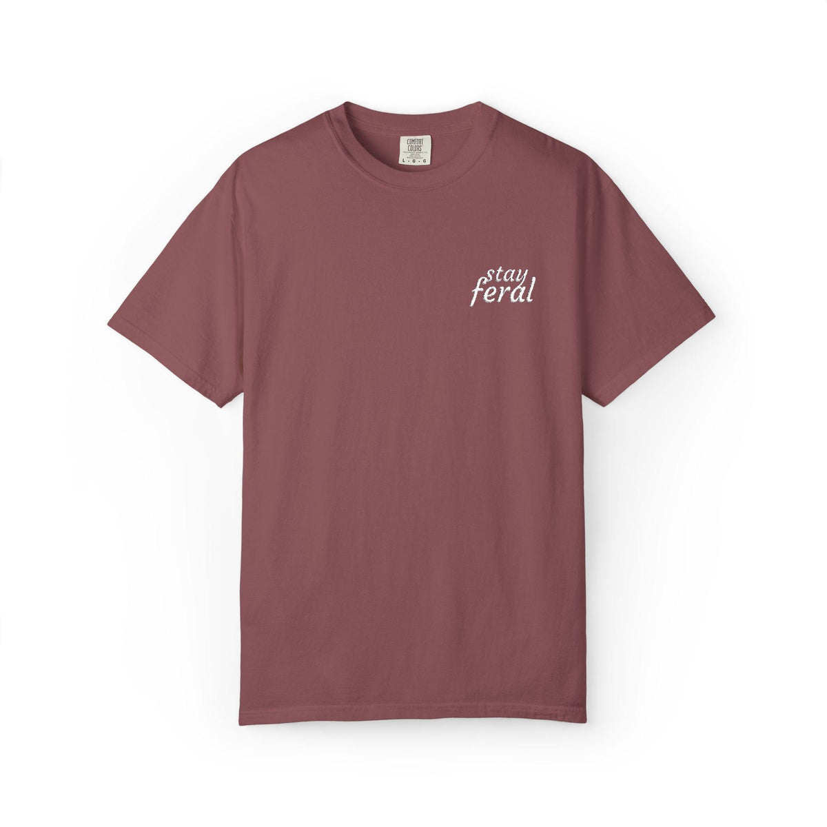 Stay Feral T-shirt | Embroidered