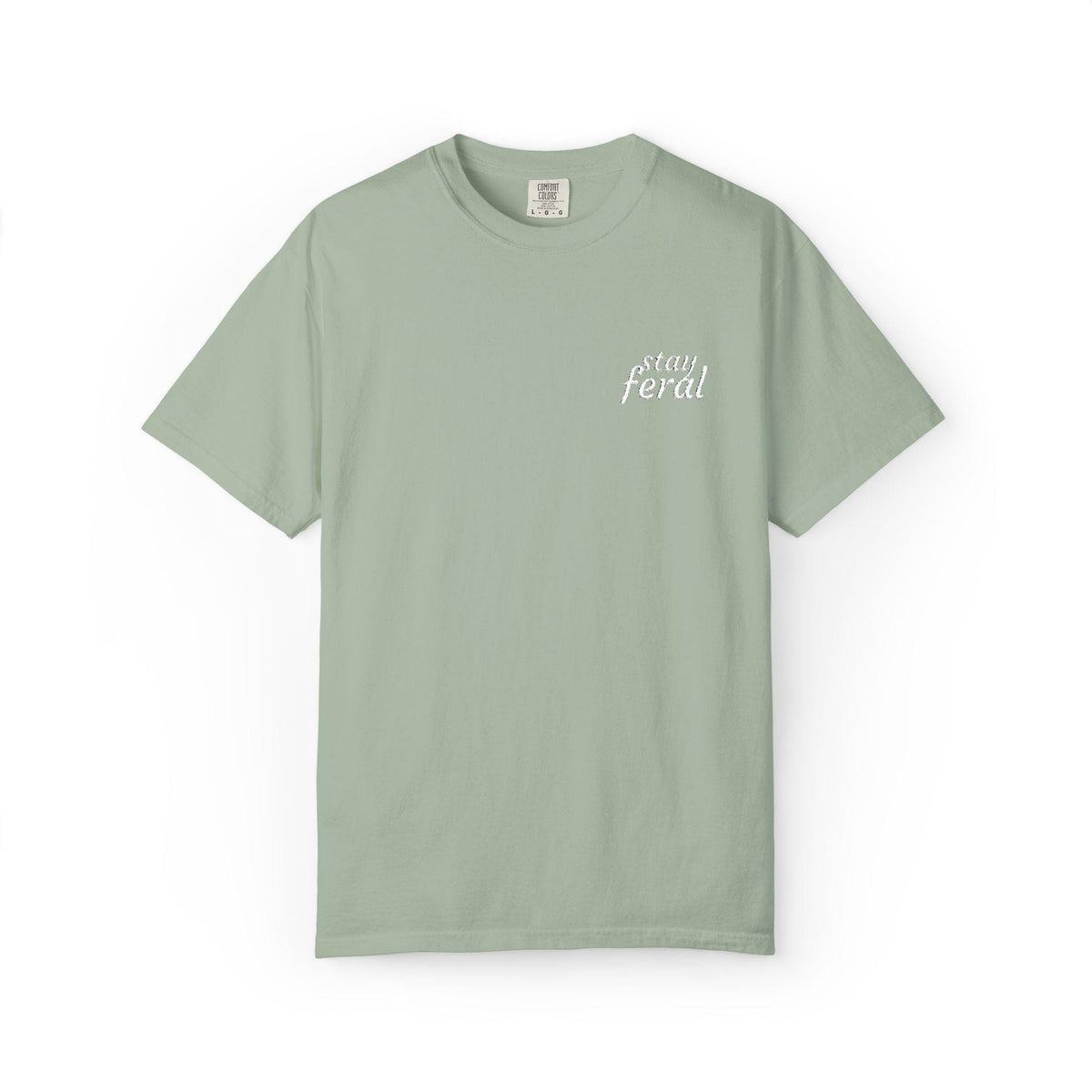 Stay Feral T-shirt | Embroidered