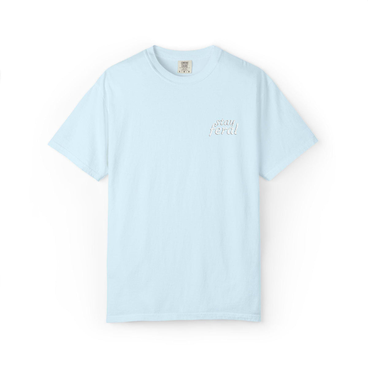 Stay Feral T-shirt | Embroidered