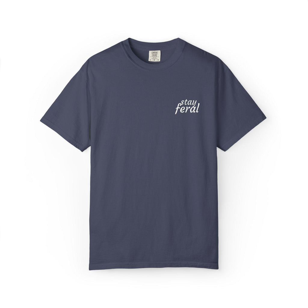Stay Feral T-shirt | Embroidered