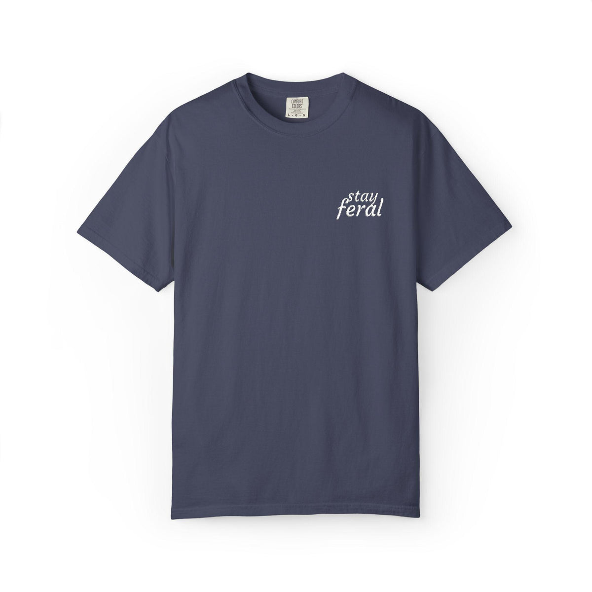 Stay Feral T-shirt | Embroidered