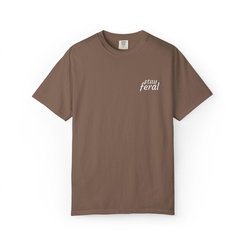 Stay Feral T-shirt | Embroidered