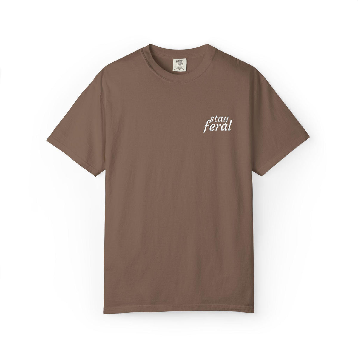 Stay Feral T-shirt | Embroidered