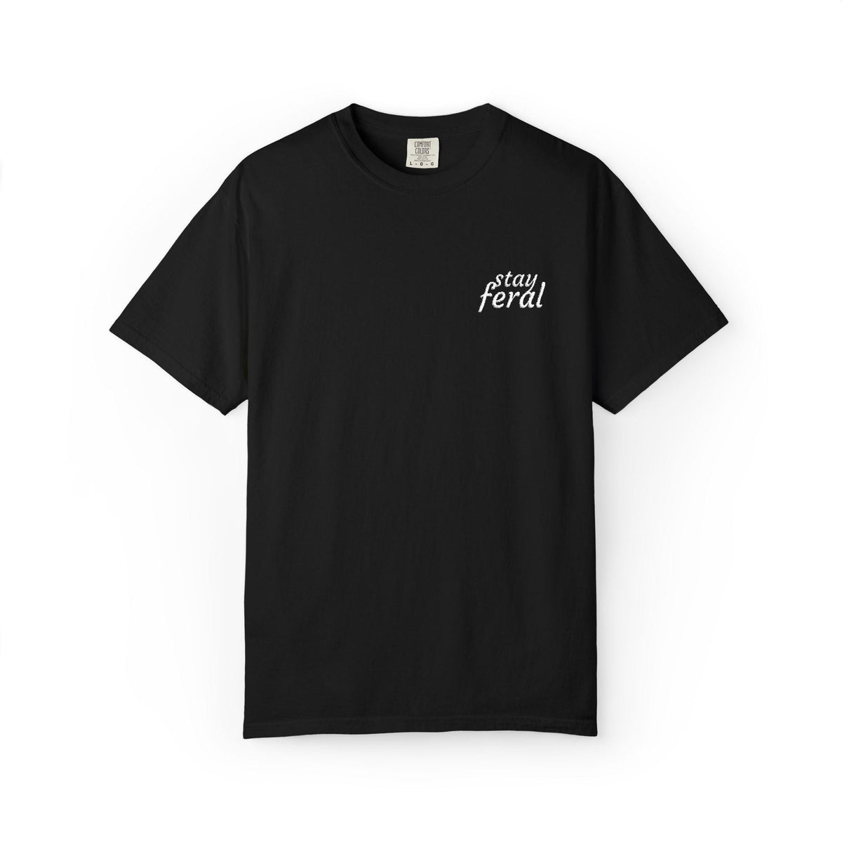 Stay Feral T-shirt | Embroidered