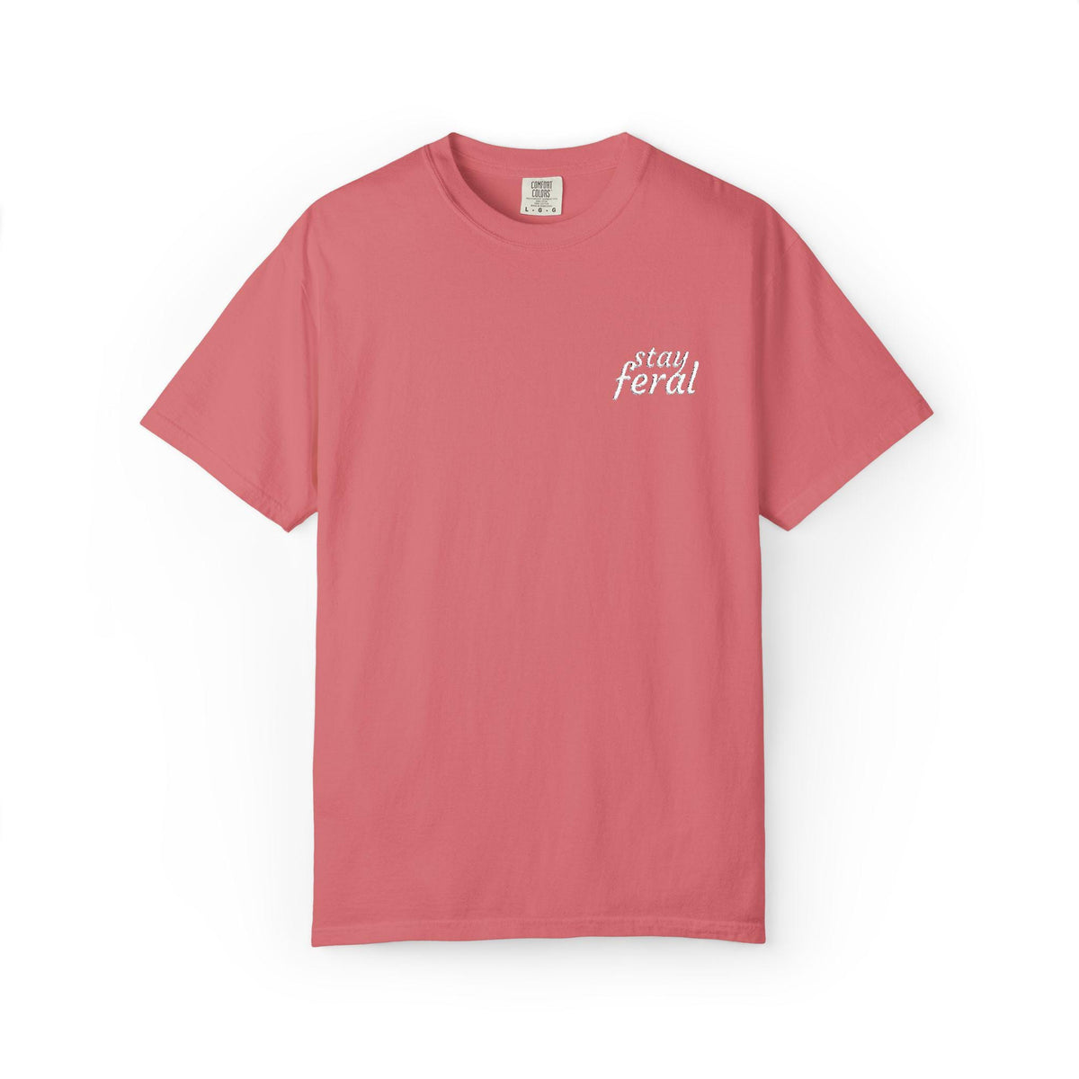 Stay Feral T-shirt | Embroidered