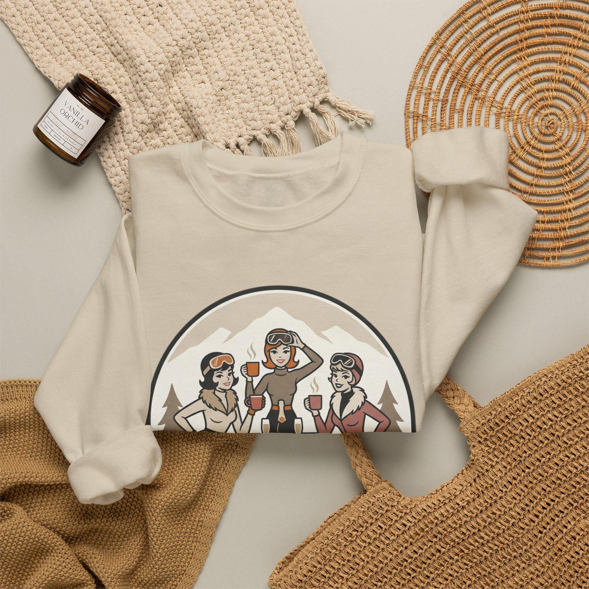 Apres Ski Bachelorette Crewneck Sweatshirt