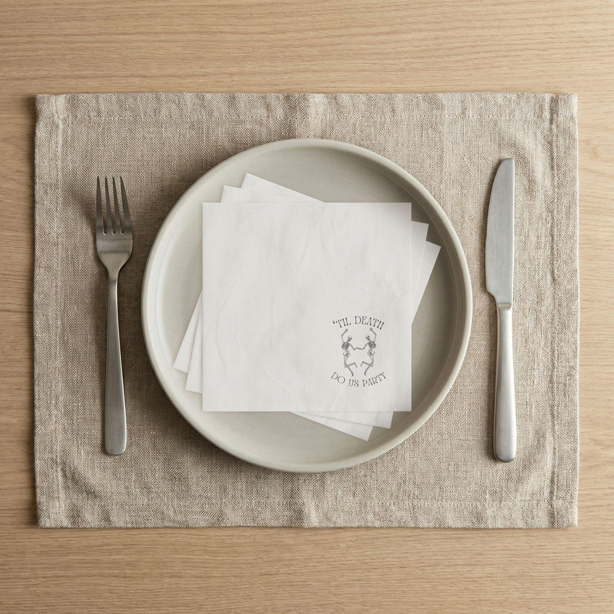 Til Death Do Us Party Cocktail Napkins