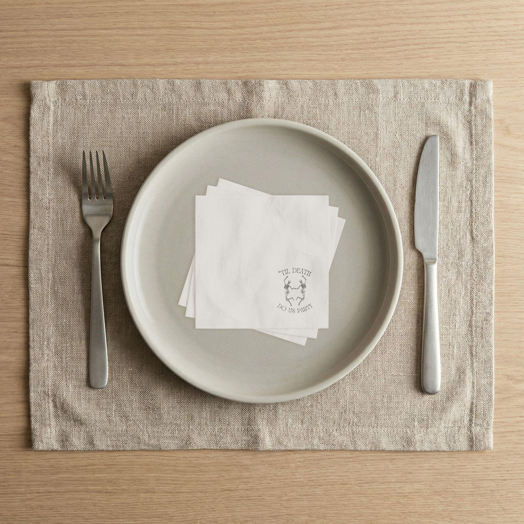 Til Death Do Us Party Cocktail Napkins