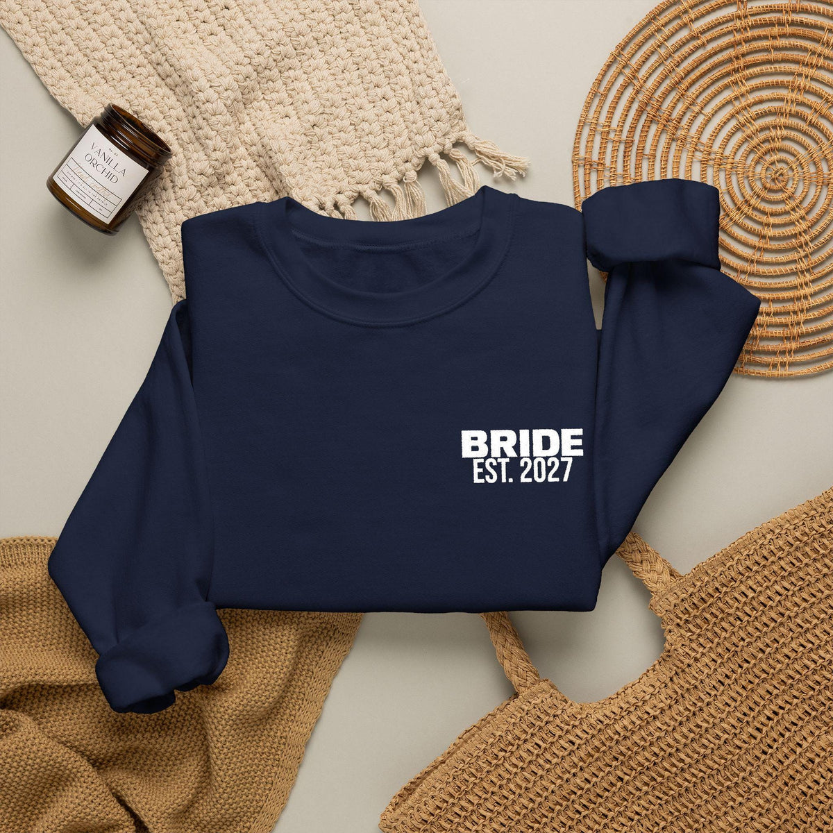 Bride Est 2027 Sweatshirt | Multiple Colors | Bridal Crewneck