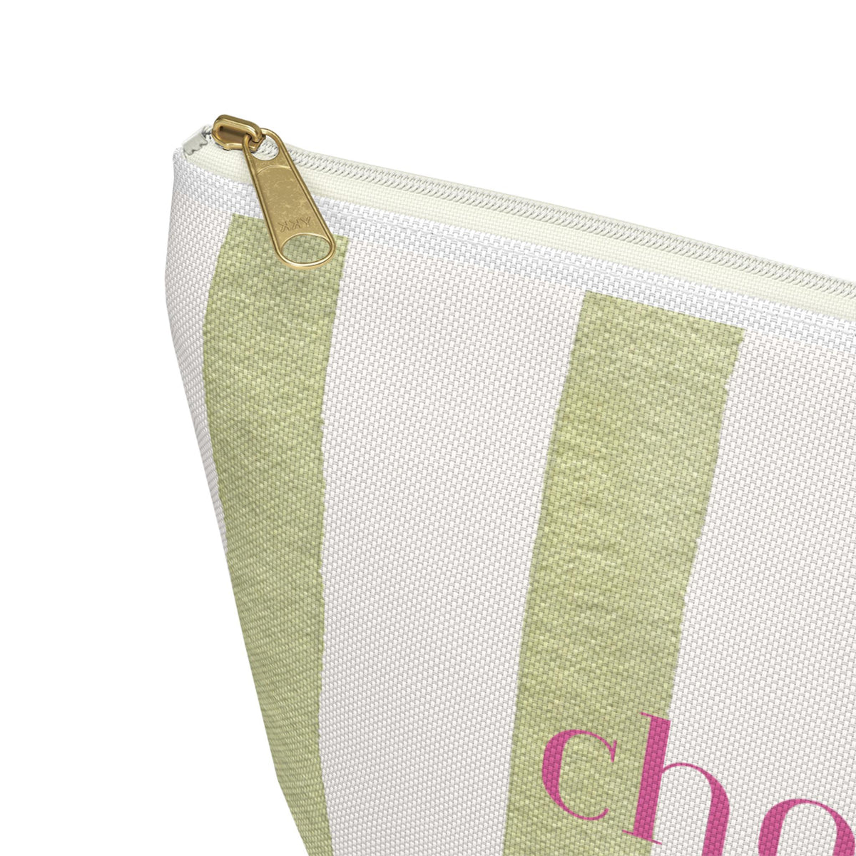 Personalized Accessory Pouch | Striped Margarita Cosmetic Bag | Margs & Matrimony themed gift bag
