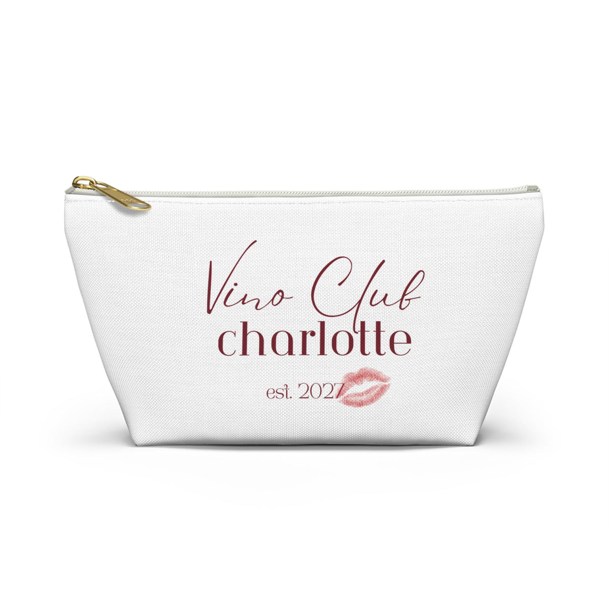 Personalized Vino Club Personalized Accessory Pouch | Tbottom makeup bag | Vino before Vows Bachelorette