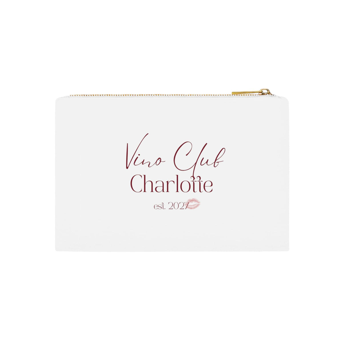 Vino Club Personalized Cosmetic Bag | Bridesmaid, Bridal Party Gift