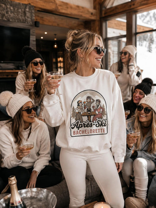 Apres Ski Bachelorette Crewneck Sweatshirt