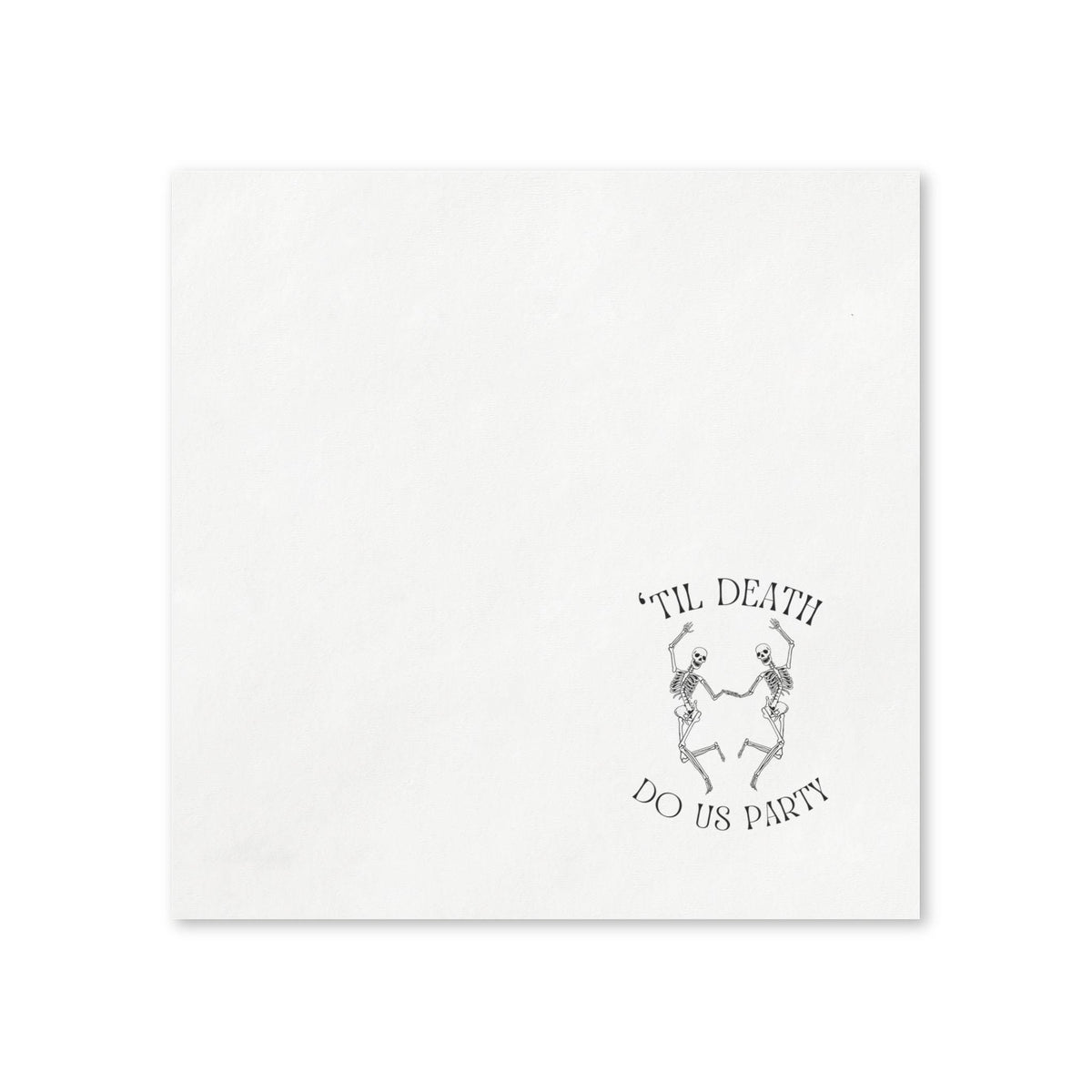 Til Death Do Us Party Cocktail Napkins