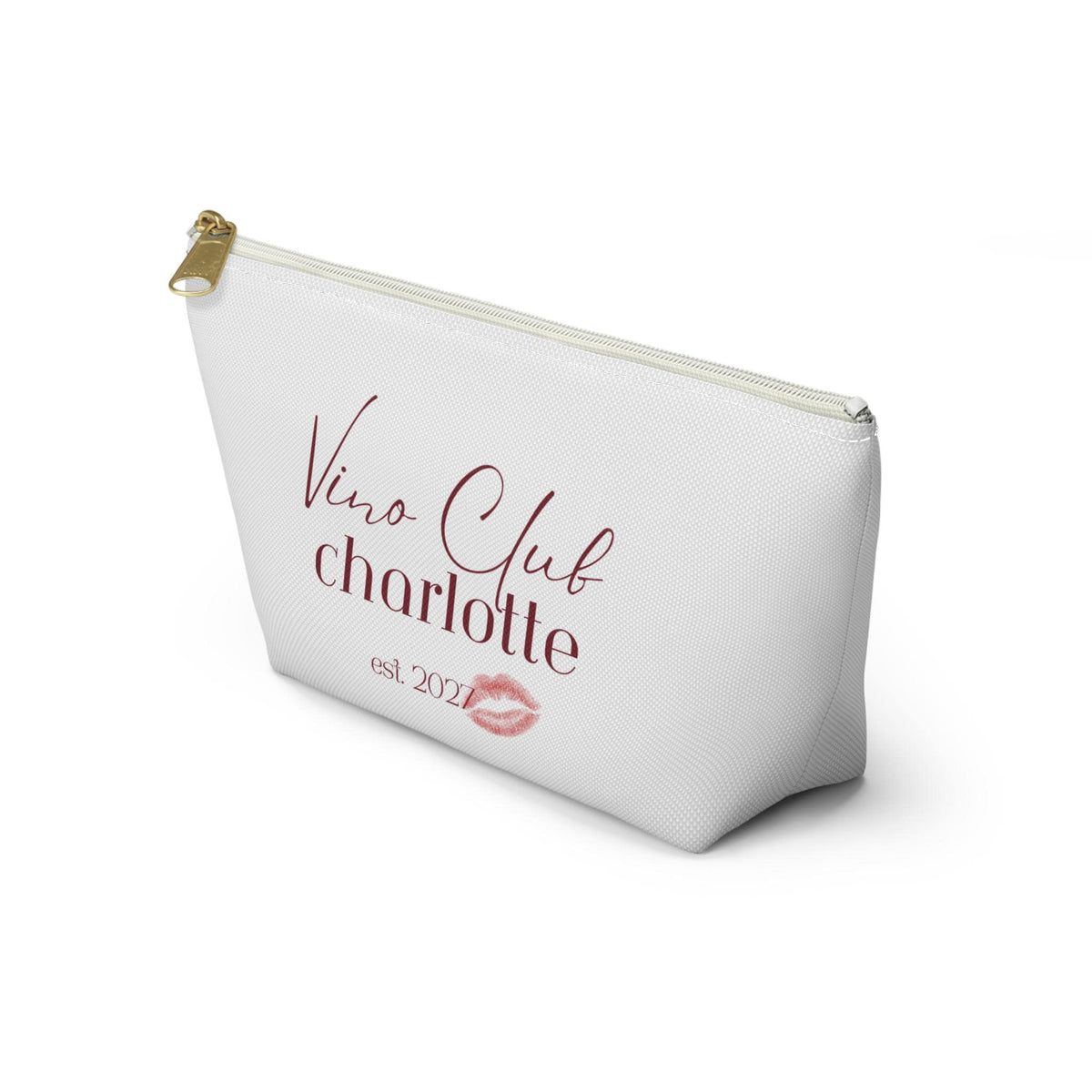 Personalized Vino Club Personalized Accessory Pouch | Tbottom makeup bag | Vino before Vows Bachelorette